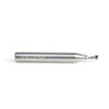 Amana Tool 51772 CNC SC Spiral O Single Flute, Aluminum Cutting 1/8 D x 1/4 CH x 1/4 SHK x 2 Inch Long Down-Cut Router Bit with Mirror Finish