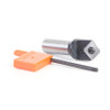 Amana Tool RC-45714 SC Insert V-Groove 90 Deg. Folding for Aluminum Composite Material (ACM) Panels Like Alucobond, Dibond, 0.090 Tip Cut Width 43/64 D x 1/2 Inch SHK Router Bit