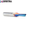 Amana Tool 51517-K CNC Spektra Coated SC Spiral O Single Flute, Plastic Cutting 3/16 D x 5/8 CH x 1/4 SHK x 2 Inch Long Down-Cut Router Bit with Mirror Finish