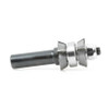 Amana Tool 47416 Carbide Tipped Double Beve Trim Cutter Assembly 25 Deg x 1-1/16 D x 1/4 CH x 1/2 Inch SHK w/ Center BB Router Bit