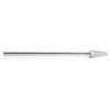 Amana Tool BURS-219 Radius Cone Shape SC Head 1/2 D x 1-1/8 CH x 1/4 SHK x 7-1/8 Inch Long Double Cut SL Burr Bit