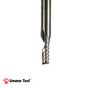 Amana Tool 43532 SC Single O Flute Straight Grind Aluminum Cutting 3/16 D x 5/8 CH x 1/4 SHK x 2 Inch Long Router Bit with Mirror Finish
