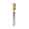 Amana Tool BURS-084NF Cylindrical Shape SC Head 3/8 D x 3/4 CH x 1/4 SHK x 2-1/2 Inch Long ZrN Coated Double Cut SB Burr Bit