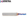 Amana Tool 46001-K SC Spektra Extreme Tool Life Coated Spiral Plunge 1/8 Dia x 1/2 CH x 1/4 SHK 2 Inch Long Up-Cut Router Bit