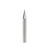 Amana Tool 40784 Solid Carbide Carving Liner 22 Deg x 1/4 D x 0.648 CH x 1/4 SHK x 2-1/2 Inch Long Single Flute Router Bit