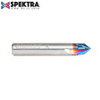 Amana Tool 45626-K SC Spektra Extreme Tool Life Coated V-Groove 90 Deg x 1/4 D x 1/8 CH x 1/4 Inch SHK 3-Flute Router Bit