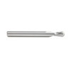 Amana Tool 46475 Solid Carbide Double Flute Down-Cut Ball Nose Spiral 1/8 R x 1/4 D x 3/8 CH x 1/4 SHK x 2-1/2 Inch Long Router Bit