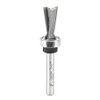 Amana Tool 45882 Carbide Tipped Keller Dovetail 7 Deg x 7/16 D x 3/4 CH x 1/4 Inch SHK w/ Upper Ball Bearing Router Bit