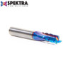 Amana Tool 46153-K CNC SC Spektra Extreme Tool Life Coated Phenolic, Resin and Composite Cutting with Chipbreaker Slow Helix Up-Cut 1/2 D x 1-1/4 CH x 1/2 SHK x 3-1/2 Inch Long x 3 Flute Router Bit