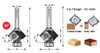 Corner Rounding Router Bits with Ball Bearing Guide