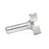 Amana Tool 45526 Carbide Tipped 1-1/2 Dia x 1/2 CH x 1/2 Shk x 2-1/4 Long Spoilboard Surfacing & Flattening 4-Flute Router Bit