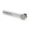 Amana Tool 56100 Carbide Tipped Plunge Beading 3/32 R x 3/8 D x 5/16 CH x 1/4 Inch SHK Router Bit