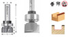 Bottom Cleaning Router Bits w/ Upper Ball Bearing and Upshear Design