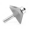 Amana Tool 49405 Carbide Tipped Chamfer 45 Degree x 3 D x 1-1/8 CH x 1/2 Inch SHK w/ Lower Ball Bearing Router Bit
