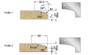 CNC Insert 3-Flute Multi Profile Raised Panel Bit - Solid Carbide