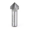 Amana Tool 45716 Carbide Tipped V Groove 90 Deg x 3/4 D x 3/8 CH x 1/2 Inch SHK Router Bit