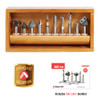 Amana Tool AMS-138 10-Pc CNC 3D, Signmaking, Lettering & Engraving 1/2 Inch SHK Router Bit Collection