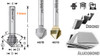 Double Edge Folding ‘V’ & Rectangular Groove Router Bits for Shaping Aluminum Composite Material (ACM) Panels