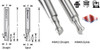 Solid Carbide Single and Double 'O' Flute Router Bits for Plastic Edge Rounding