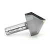 Amana Tool 45728 Carbide Tipped V Groove 90 Deg x 1-1/2 D x 3/4 Inch CH x 1/2 SHK Router Bit