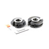 Amana Tool 61218 2-teiliger Einsatz Hartmetall einstellbar Nut & Feder 4 D x 1-3/16 CH x 1-1/4 Bohrung Shaper Cutter Set