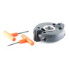 Amana Tool 61306 Insert Carbide Steel Adjustable Chamfer -67.5 to +67.5 x 130mm D x 50mm CH x 1-1/4 Bore Shaper Cutter