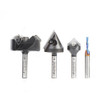 Amana Tool AMS-278 4-Pc CNC General Purpose Set, 1/4 Inch Shank