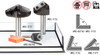 Double Edge Folding V Groove with Flat Bottom Insert Router Bits for Shaping Aluminum Composite Material (ACM) Panels