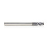 Amana Tool 51790 High Performance CNC Solid Carbide Variable Helix Spiral Ball Nose with AlTiN Coating for Steel, Stainless Steel & Composites 1/16 R x 1/8 Dia x 1/4 Cut Height x 1/8 Shank x 1-1/2 Inches Long Up-Cut 4-Flute End Mill/Router Bit