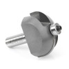 Amana Tool 49120 Carbide Tipped Cove 3/4 R x 2 Inch D x1 CH x 1/2 SHK w/ Lower Ball Bearing Router Bit
