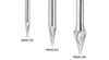 SM Burrs - Pointed Cone Shape Double Cut Burr Bits