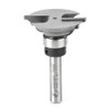 Amana Tool 49672 Carbide Tipped Classical Rail 1-1/4 D x 3/8 CH x 9/64 R x 1/4 Inch SHK Router Bit