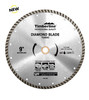 Timberline 640-240 Turbo Diamond 7-7-1/4 Inch D 5/8 Bore with 7/8" Diamond Knockout, Circular Diamond Saw Blade