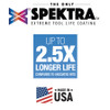 Solid Carbide Spektra Extreme Tool Life Coated Spiral Plunge