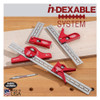 Woodpeckers I-SDK-I in-DEXABLE Square Deluxe Kit - Protractor, Center Finder, Combination, Double Square Heads, 18, 12 and 6 Inch Blades with 4 Rack-It's