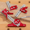 Woodpeckers I-P8B-MI Mini in-DEXABLE Protractor with 8 Inch Blade and Rack-It