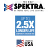 57364-K Solid Carbide CNC Spektra™ Extreme Tool Life Coated Spiral 'O' Flute, Plastic Cutting for Improved Surface Finish 1/16 Dia x 1/4 x 1/4 Inch Shank Up-Cut Router Bit made in usa