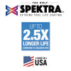 46564-K Solid Carbide CNC Spektra™ Extreme Tool Life Coated Foam Cutting Down-Cut Square End Spiral 1/8 Dia x 1-1/8 x 1/4 Shank x 2-1/2 Inch Long Router Bit spektra!