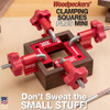 Woodpeckers CSP-M-RIK1 Mini Clamping Square PLUS Rack-It Kit (4 pairs of CSP Clamps + 4 Individual Mini Clamping Square Plus + Clamping Square Plus Rack-It)