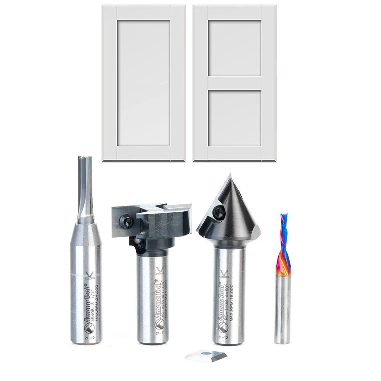 CNC Router Bit Set Amana AMS-262 MDF Shaker Door - Save 21%