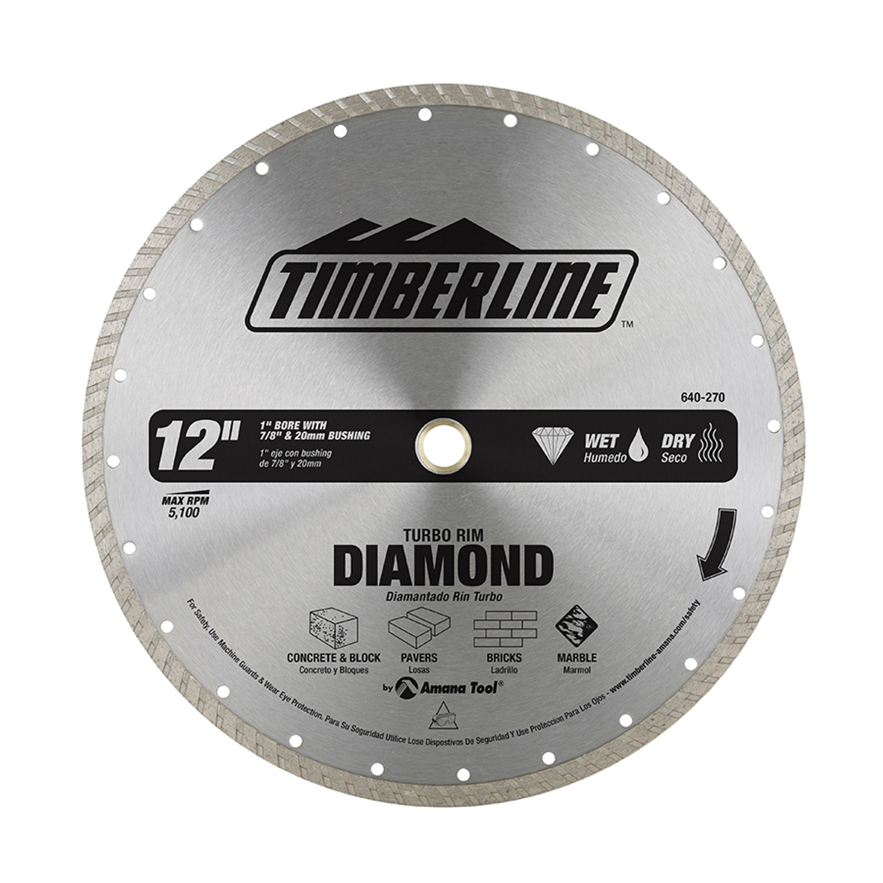 12 inch shop diamond blade