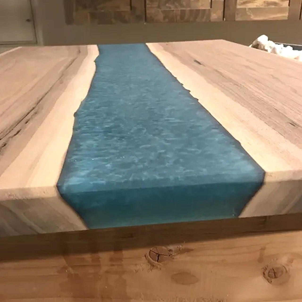 TUTORIAL 🔅CRYSTAL finish with EPOXY resin. WOODEN BOARD with EPOXY 