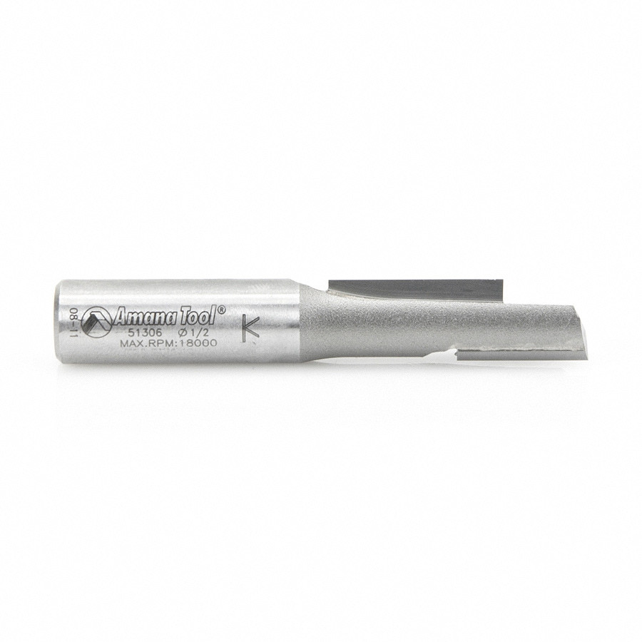 Amana Tool 51306 – Tauchfräser Mit Staggerzahn, 1/2 Zoll Durchmesser Für Harte Materialien