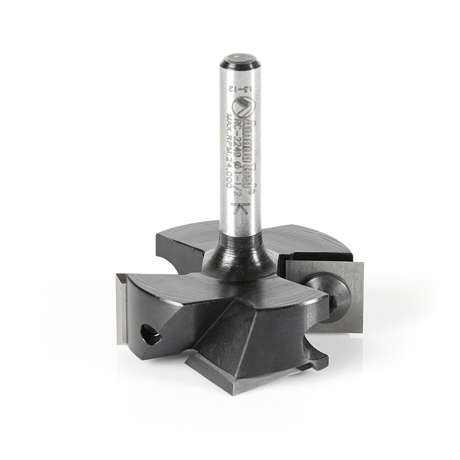Amana Tool RC-2239 Flycutter Mit Austauschbaren Messern – Für Fräsen, 2+2 Schneiden, 1-1/2 Zoll