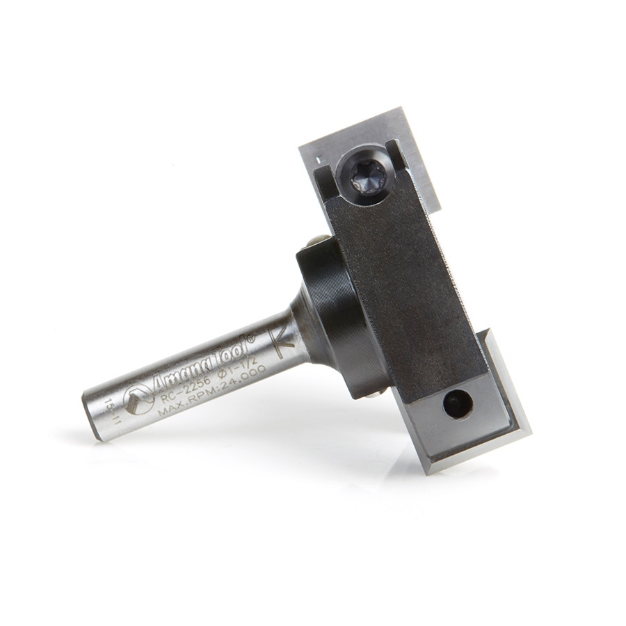 Amana Tool RC-2239 Flycutter Mit Austauschbaren Messern – Für Fräsen, 2+2 Schneiden, 1-1/2 Zoll