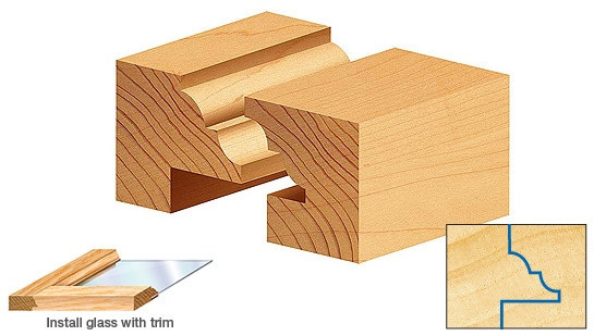 Classical Rail Router Bit Amana Tool 49672 - Carbide Tipped Cutter