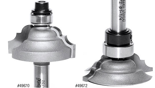 Classical Rail Router Bit Amana Tool 49672 - Carbide Tipped Cutter