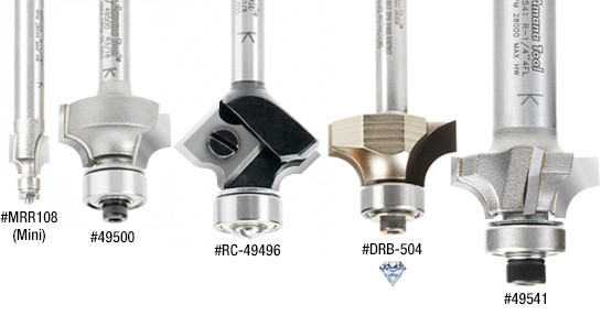 Corner Rounding Router Bit Amana Tool 49498 - 1/8