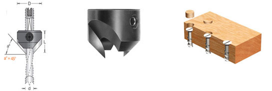 16mm Carbide Countersink Drill Bit - Amana Tool 316007