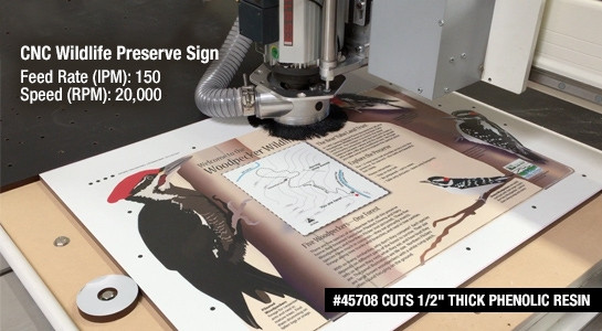 V Groove Router Bit 90 Deg - Amana Tool 45718 for CNC & Woodworking